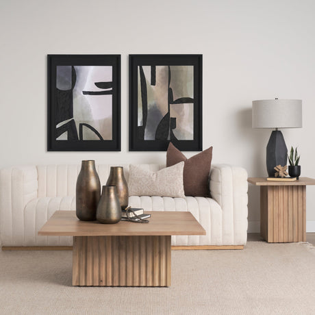 Shape Shift - Divide by Mercana Studio Hand Embellished Textured Framed Art Print Matted under Glass by Mercana at Eve Furniture