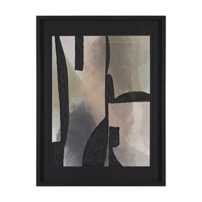 Shape Shift - Divide by Mercana Studio Hand Embellished Textured Framed Art Print Matted under Glass by Mercana at Eve Furniture