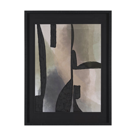 Shape Shift - Divide by Mercana Studio Hand Embellished Textured Framed Art Print Matted under Glass by Mercana at Eve Furniture