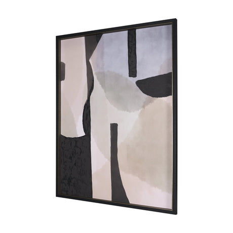 Shape Shift - Form by Mercana Studio a Hand Embellished Textured Framed Art Print by Mercana at Eve Furniture