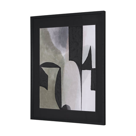 Shape Shift - Tessellate by Mercana Studio Hand Embellished Framed Art Print Matted under Glass by Mercana at Eve Furniture