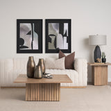 Shape Shift - Tessellate by Mercana Studio Hand Embellished Framed Art Print Matted under Glass by Mercana at Eve Furniture