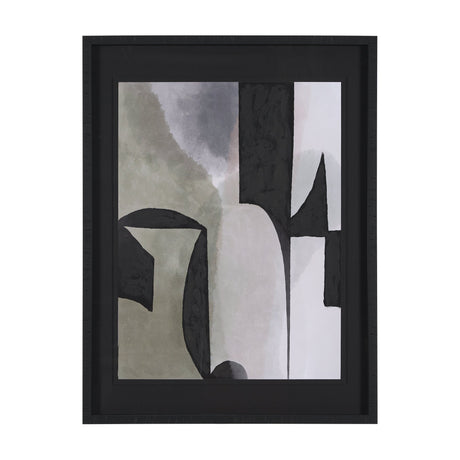 Shape Shift - Tessellate by Mercana Studio Hand Embellished Framed Art Print Matted under Glass by Mercana at Eve Furniture