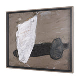 Shaped & Balance I by Mercana Studio a Hand Embellished Textured Framed Art Print by Mercana at Eve Furniture