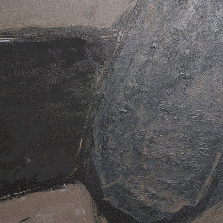 Shaped & Balance I by Mercana Studio a Hand Embellished Textured Framed Art Print by Mercana at Eve Furniture