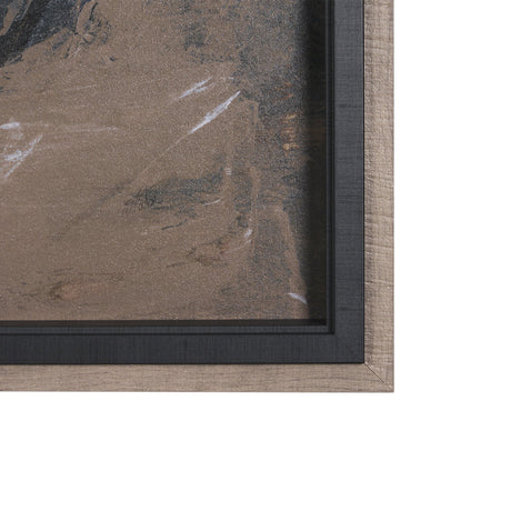 Shaped & Balance II by Mercana Studio a Hand Embellished Textured Framed Art Print by Mercana at Eve Furniture