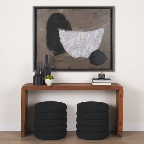 Shaped & Balance II by Mercana Studio a Hand Embellished Textured Framed Art Print by Mercana at Eve Furniture