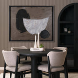 Shaped & Balance II by Mercana Studio a Hand Embellished Textured Framed Art Print by Mercana at Eve Furniture