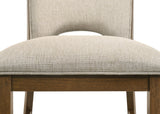 Shari Brown/Beige Side Chair (Set of 2) by Crown Mark at Eve Furniture