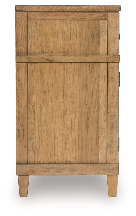 Sharlance Light Brown 81" TV Stand by Ashley at Eve Furniture