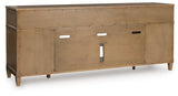 Sharlance Light Brown 81" TV Stand by Ashley at Eve Furniture