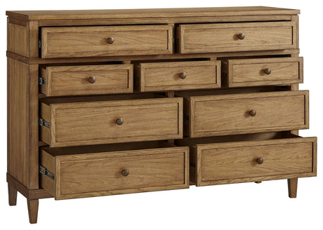 Sharlance Light Brown Dresser by Ashley at Eve Furniture