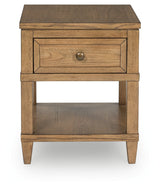 Sharlance Light Brown End Table by Ashley at Eve Furniture