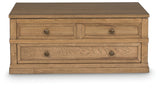Sharlance Light Brown Lift-Top Coffee Table by Ashley at Eve Furniture