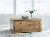 Sharlance Light Brown Lift-Top Coffee Table by Ashley at Eve Furniture