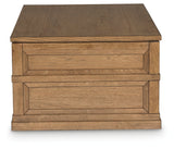 Sharlance Light Brown Lift-Top Coffee Table by Ashley at Eve Furniture