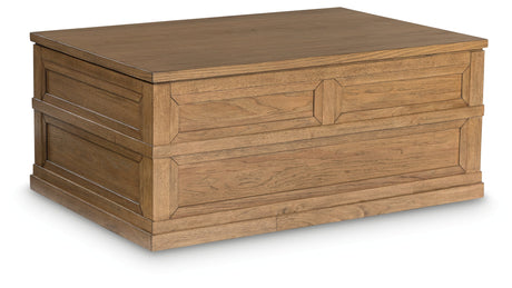 Sharlance Light Brown Lift-Top Coffee Table by Ashley at Eve Furniture