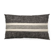 Sharon Black With Stripes Decorative Pillow Cover by Mercana at Eve Furniture