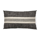 Sharon Black With Stripes Decorative Pillow Cover by Mercana at Eve Furniture
