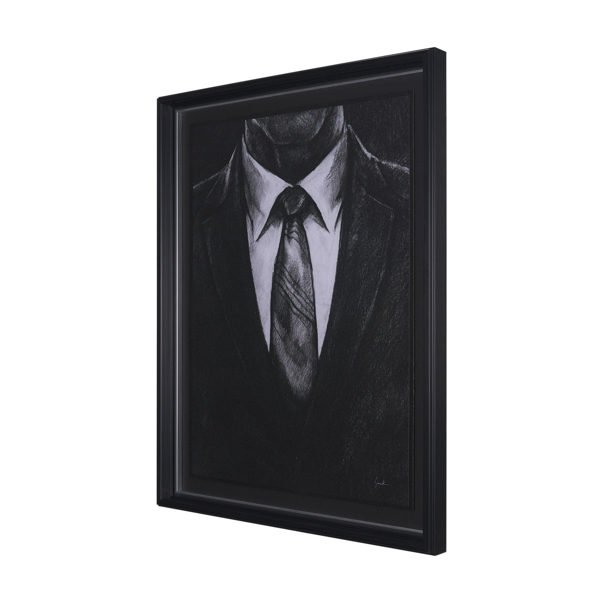 Sharp by Mercana Studio a Hand Embellished Framed Art Print Matted under Glass by Mercana at Eve Furniture