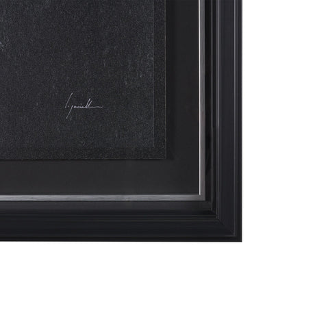 Sharp by Mercana Studio a Hand Embellished Framed Art Print Matted under Glass by Mercana at Eve Furniture