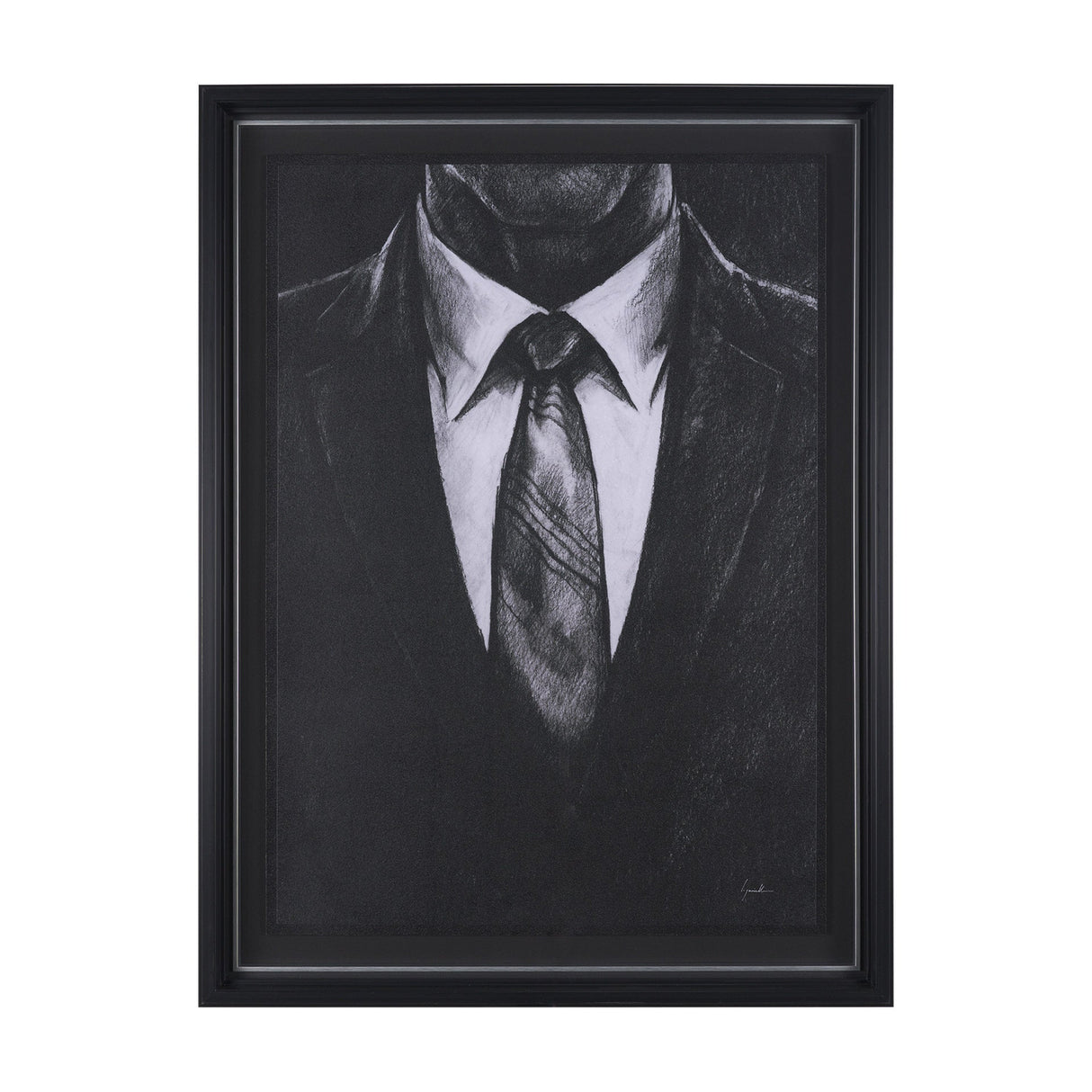 Sharp by Mercana Studio a Hand Embellished Framed Art Print Matted under Glass by Mercana at Eve Furniture