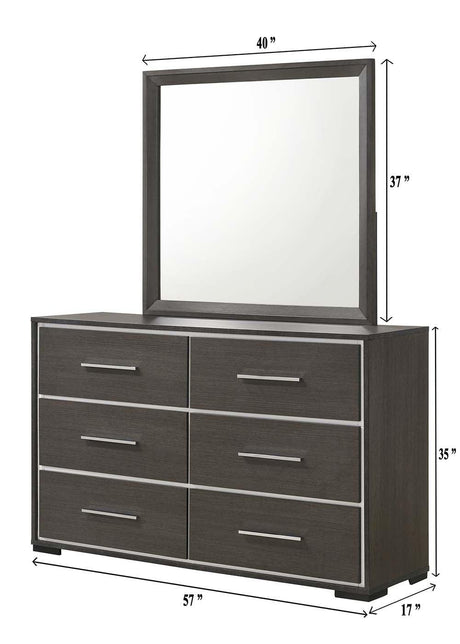 Sharpe Brown Dresser by Crown Mark at Eve Furniture