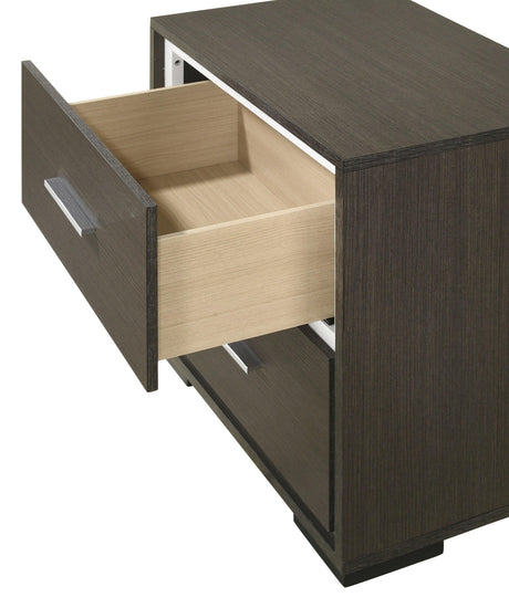 Sharpe Brown Nightstand by Crown Mark at Eve Furniture