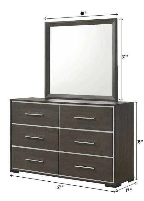 Sharpe Brown Upholstered Panel Youth Bedroom Set by Crown Mark at Eve Furniture