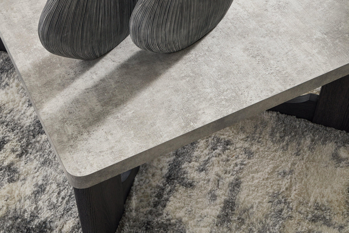 Sharstorm Two-tone Gray Table by Ashley at Eve Furniture