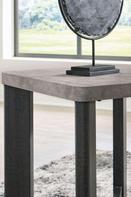 Sharstorm Two-tone Gray Table by Ashley at Eve Furniture