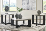 Sharstorm Two-tone Gray 3-Piece Table Set