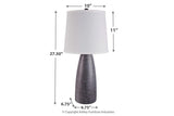 Shavontae Gray Table Lamp by Ashley at Eve Furniture