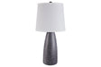 Shavontae Gray Table Lamp by Ashley at Eve Furniture