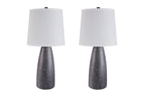 Shavontae Gray Table Lamp by Ashley at Eve Furniture