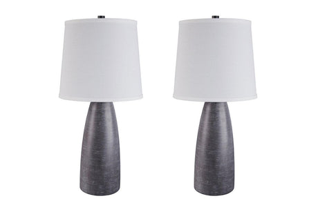 Shavontae Gray Table Lamp by Ashley at Eve Furniture