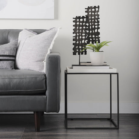 Shaw II (Large) Gray Rectangular Decorative Object by Mercana at Eve Furniture