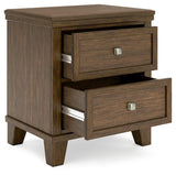 Shawbeck Medium Brown Nightstand by Ashley at Eve Furniture