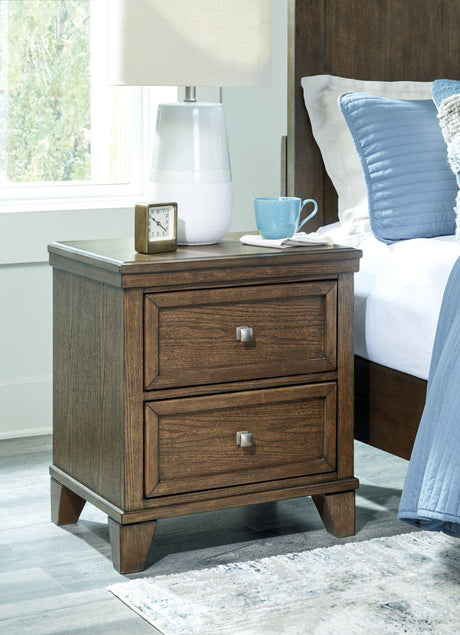 Shawbeck Medium Brown Nightstand by Ashley at Eve Furniture