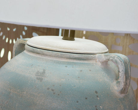 Shawburg Antique Green Table Lamp by Ashley at Eve Furniture