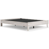 Shawburn Queen Platform Bed with Dresser in Whitewash by Ashley at Eve Furniture