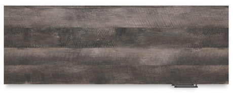 Shawburn White/Dark Charcoal Gray 54" Home Office Desk by Ashley at Eve Furniture