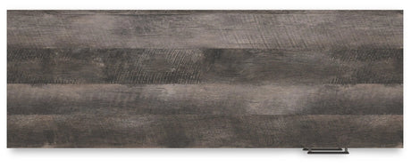 Shawburn White/Dark Charcoal Gray 54" Home Office Desk by Ashley at Eve Furniture