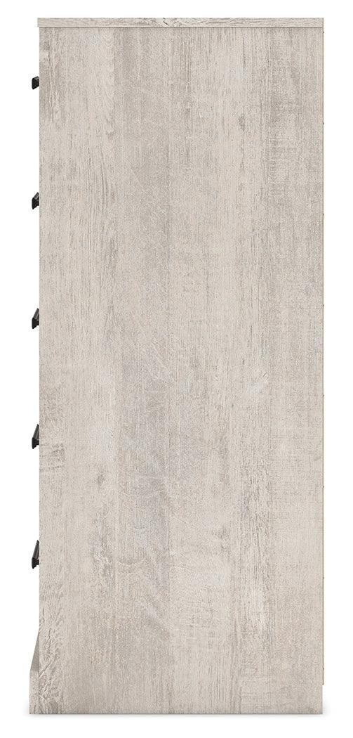 Shawburn Whitewash Chest of Drawers by Ashley at Eve Furniture