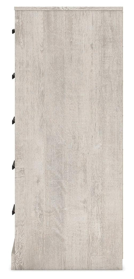 Shawburn Whitewash Chest of Drawers by Ashley at Eve Furniture