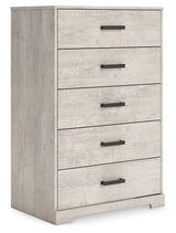 Shawburn Whitewash Chest of Drawers by Ashley at Eve Furniture