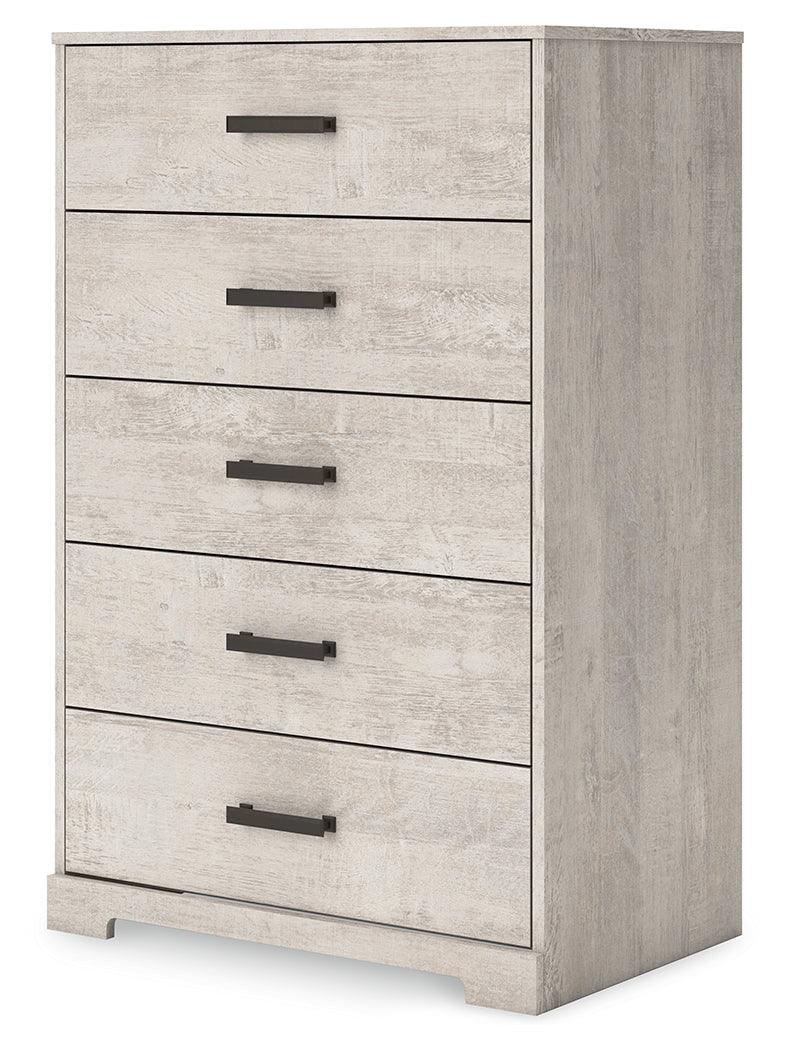 Shawburn Whitewash Chest of Drawers by Ashley at Eve Furniture
