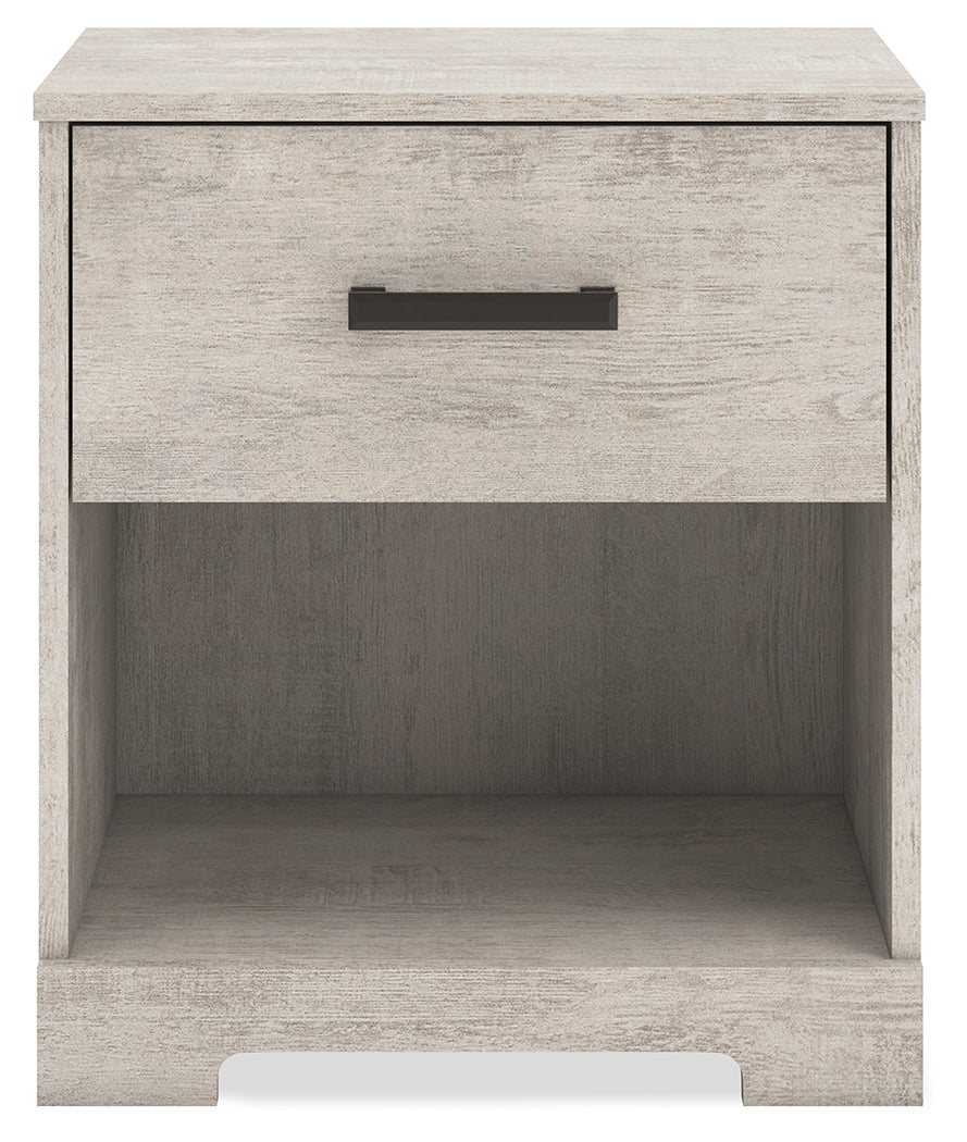 Shawburn Whitewash Crossbuck Youth Platform Bedroom Set by Ashley at Eve Furniture