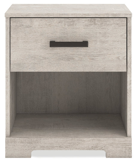 Shawburn Whitewash Crossbuck Youth Platform Bedroom Set by Ashley at Eve Furniture