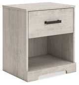 Shawburn Whitewash Crossbuck Youth Platform Bedroom Set by Ashley at Eve Furniture